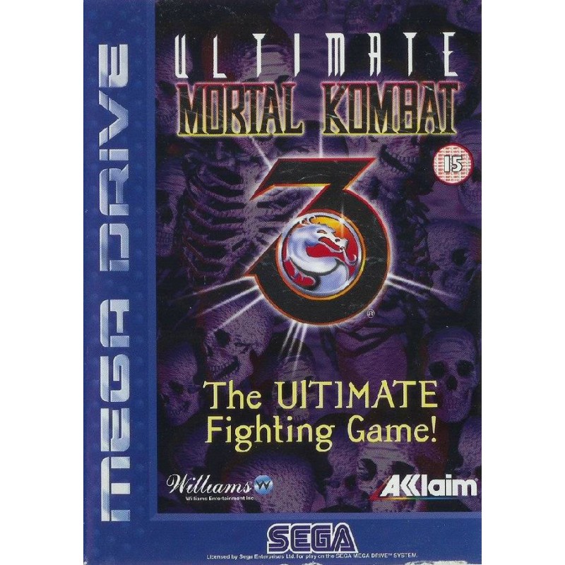 DK-3201 MORTAL KOMBAT 3 ULTIMATE картридж sega 16 бит 